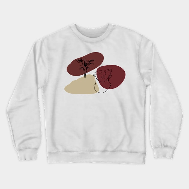 Greek Art Crewneck Sweatshirt by NJORDUR